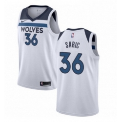 Womens Nike Minnesota Timberwolves 36 Dario Saric Swingman White NBA Jersey Association Edition 