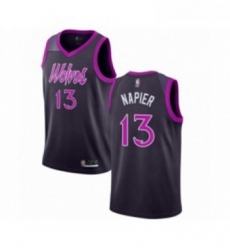 Youth Minnesota Timberwolves 13 Shabazz Napier Swingman Purple Basketball Jersey City Edition 