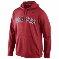 MLB Boston Red Sox Nike Men KO Wordmark Perfomance Hoodie Red
