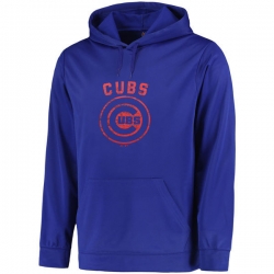 Men Chicago Cubs Bluel Men Pullover Hoodie