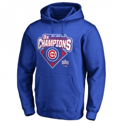 Men Chicago Cubs Royal 2016 World Series Champions Men Pullover Hoodie3