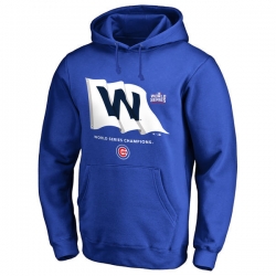 Men Chicago Cubs Royal 2016 World Series Champions Men Pullover Hoodie4