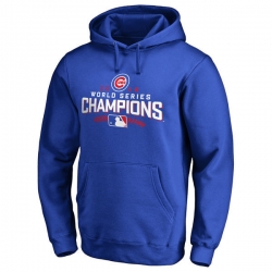 Men Chicago Cubs Royal 2016 World Series Champions Men Pullover Hoodie6