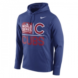 Men Chicago Cubs Royal 2016 World Series Men Pullover Hoodie2