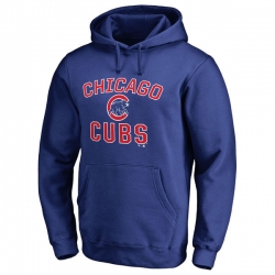 Men Chicago Cubs Royal Blue Fastball Fleece Men Pullover Hoodie