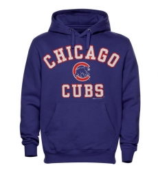 Men Chicago Cubs Royal Men Pullover Hoodie13