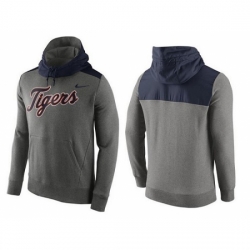 MLB Men Detroit Tigers Nike Gray Hybrid Hoodie