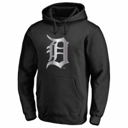 Men MLB Detroit Tigers Platinum Collection Pullover Hoodie Black