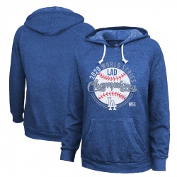 Los Angeles Dodgers Women 2020 World Series Champions Advance Tri Blend Pullover Hoodie Royal