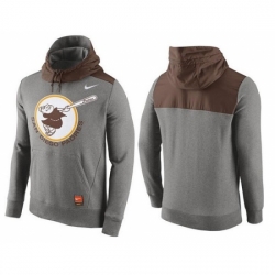 MLB Men San Diego Padres Nike Gray Cooperstown Collection Hybrid Pullover Hoodie