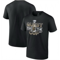 Men Vegas Golden Knights Black 2023 Stanley Cup Final Quest T Shirt