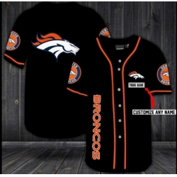 Customized Denver Broncos Baseball MLB Jersey