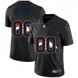 Men Women Youth Toddler Denver Broncos Custom Men Nike Team Logo Dual Overlap Limited NFL Jerseyey Black
