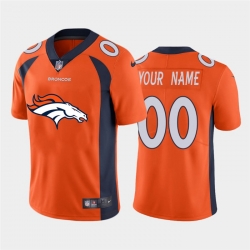 Men Women Youth Toddler Denver Broncos Orange Custom Men Nike Big Team Logo Vapor Limited NFL Jersey