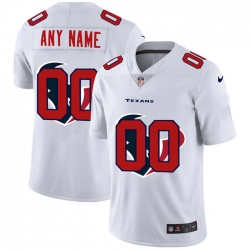 Men Women Youth Toddler Houston Texans Custom White Men Nike Team Logo Dual Overlap Limited NFL Jersey