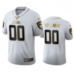 Men Women Youth Toddler Jacksonville Jaguars Custom Men Nike White Golden Edition Vapor Limited NFL 100 Jersey