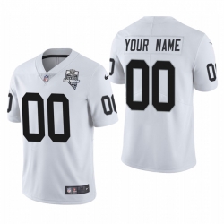 Men Women Youth Toddler Las Vegas Raiders Custom Men Nike 2020 Inaugural Season Vapor Limited NFL Jerseyey Whi
