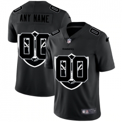 Men Women Youth Toddler Las Vegas Raiders Custom Men Nike Team Logo Dual Overlap Limited NFL Jerseyey Black