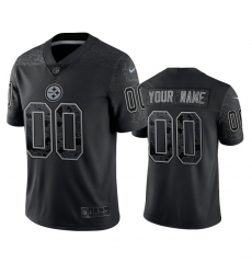 Men Women Youth Custom Pittsburgh Steelers  Reflective Limited Stitched Jersey