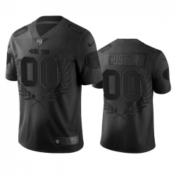 Men Women Youth Toddler San Francisco 49ers Custom Men Nike Black NFL MVP Limited Edition Jersey