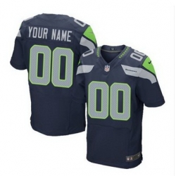 Men Women Youth Toddler All Size Seattle Seahawks Customized Jersey 002
