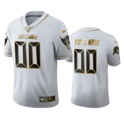 Men Women Youth Toddler Tampa Bay Buccaneers Custom Men Nike White Golden Edition Vapor Limited NFL 100 Jersey