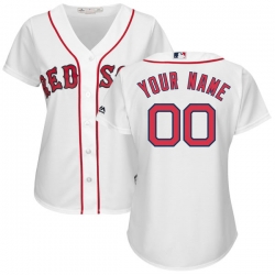 Men Women Youth All Size Boston Red Sox Majestic White Home Cool Base Custom Jersey