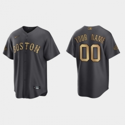Men Women Youth Custom Boston Red Sox 2022 Mlb All Star Game Charcoal Replica Jersey