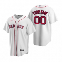 Men Women Youth Toddler All Size Boston Red Sox Custom Nike White Stitched MLB Cool Base Home Jersey