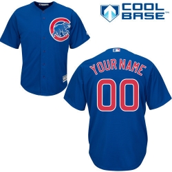 Men Women Youth All Size Chicago Cubs Cool Base Custom Jerseys Blue 3