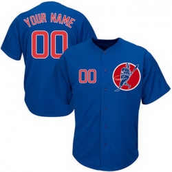 Men Women Youth Toddler All Size Chicago Cubs Blue Customized Cool Base New Design Jersey