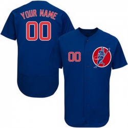 Men Women Youth Toddler All Size Chicago Cubs Blue Customized Flexbase New Design Jersey
