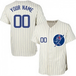 Men Women Youth Toddler All Size Chicago Cubs Cream Customized New Design Jersey