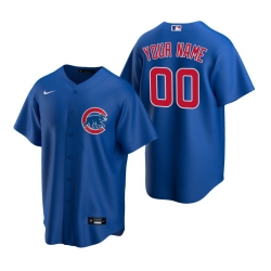 Men Women Youth Toddler Chicago Cubs Custom Nike Blue Stitched MLB Cool Base Jersey