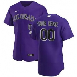 Men Women Youth Toddler Colorado Rockies Purple Custom Nike MLB Flex Base Jersey