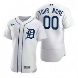 Men Women Youth Toddler All Size Detroit Tigers Custom Nike White 2020 Stitched MLB Flex Base Jersey