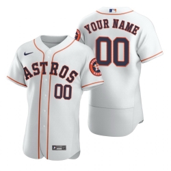Men Women Youth Toddler Houston Astros White Custom Nike MLB Flex Base Jersey