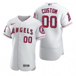 Men Women Youth Toddler All Size Los Angeles Angels Custom Nike White 2020 Stitched MLB Flex Base Jersey