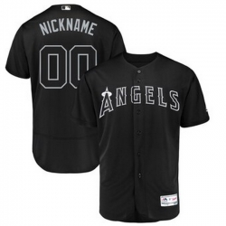 Men Women Youth Toddler All Size Los Angeles Angels Majestic 2019 Players Weekend Flex Base Authentic Roster Custom Black Jersey