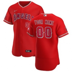 Men Women Youth Toddler Los Angeles Angels Red Custom Nike MLB Flex Base Jersey