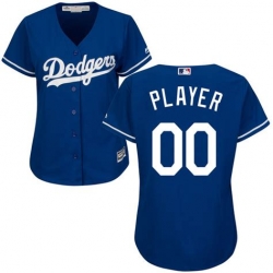 Men Women Youth All Size Los Angeles Dodgers Majestic Blue Home Cool Base Custom Jersey