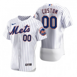 Men Women Youth Toddler All Size New York Mets Custom Nike White 2020 Stitched MLB Flex Base Jersey
