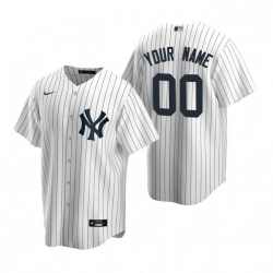 Men Women Youth Toddler All Size New York Yankees Custom Nike White Stitched MLB Cool Base Home Jersey
