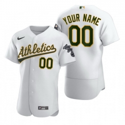 Men Women Youth Toddler All Size Oakland Athletics Custom Nike White 2020 Stitched MLB Flex Base Jersey