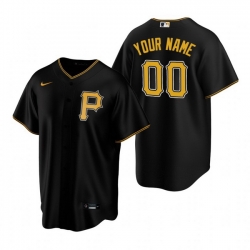 Men Women Youth Toddler All Size Pittsburgh Pirates Custom Nike Black Stitched MLB Cool Base Jersey
