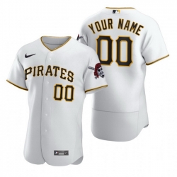 Men Women Youth Toddler All Size Pittsburgh Pirates Custom Nike White 2020 Stitched MLB Flex Base Jersey