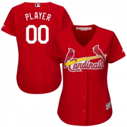 Men Women Youth All Size St.Louis Cardinals Custom Cool Base Red Jersey