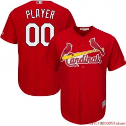 Men Women Youth All Size St.Louis Cardinals Customized Cool Base Jersey Red 3