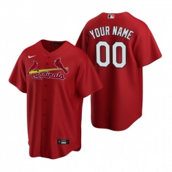 Men Women Youth Toddler All Size St. Louis St.Louis Cardinals Custom Nike Red Stitched MLB Cool Base Jersey