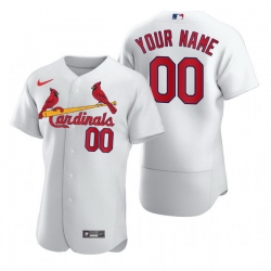 Men Women Youth Toddler All Size St. Louis St.Louis Cardinals Custom Nike White 2020 Stitched MLB Flex Base Jersey